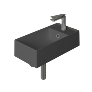 Раковина SIMAS AGILE AG20 nero matt*1 черная 40 см